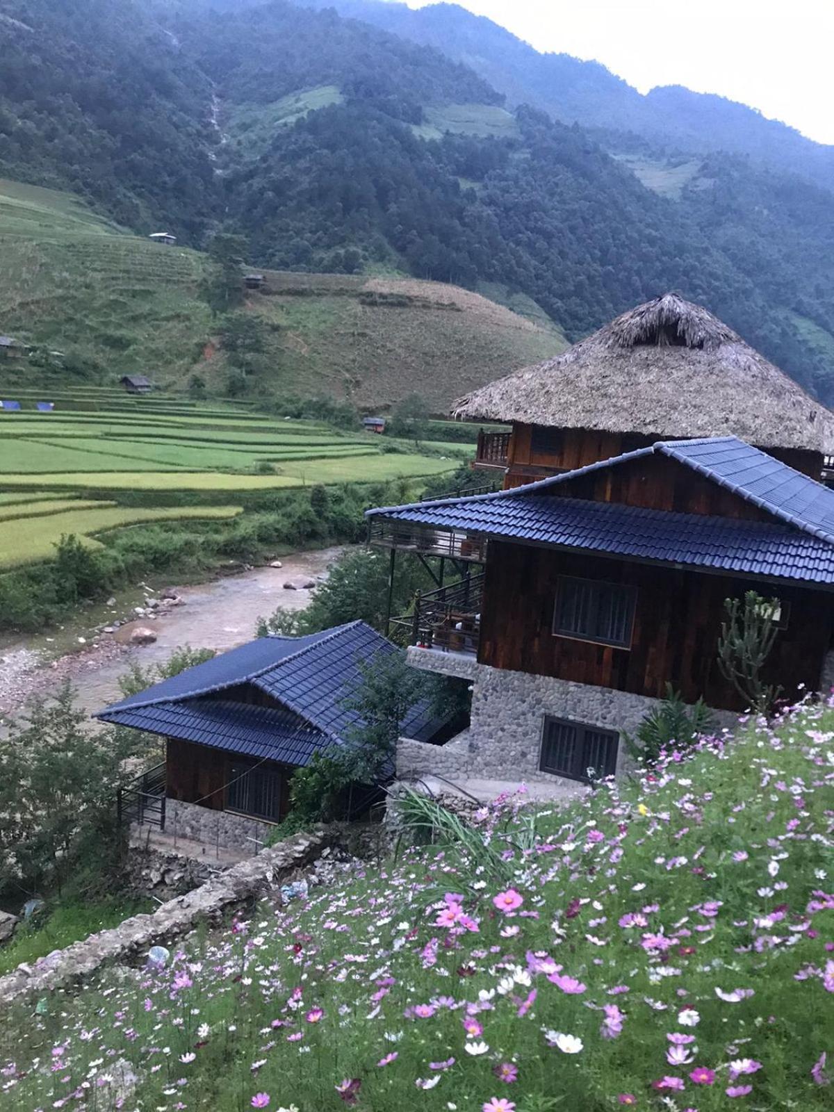Dong Suoi H'Mong Homestay & Bungalow - Trek & Vegetarian Food Mu Cang Chai Exterior photo