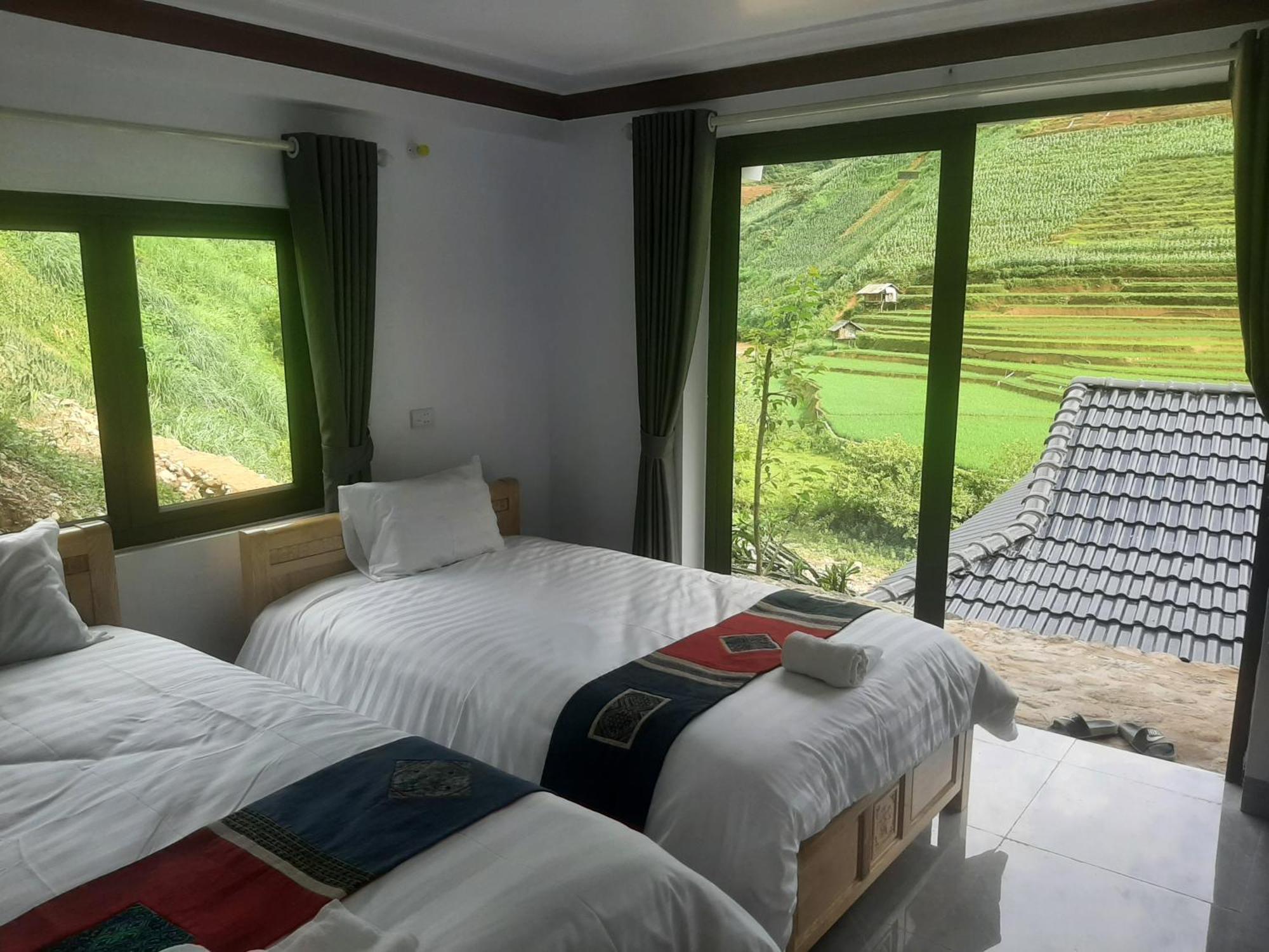 Dong Suoi H'Mong Homestay & Bungalow - Trek & Vegetarian Food Mu Cang Chai Exterior photo